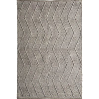 Umea Zig Zag Beige Wool Polyester Rug - Rugs Of Beauty - 1