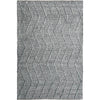 Umea Zig Zag Spotted Grey Wool Polyester Rug - Rugs Of Beauty - 1